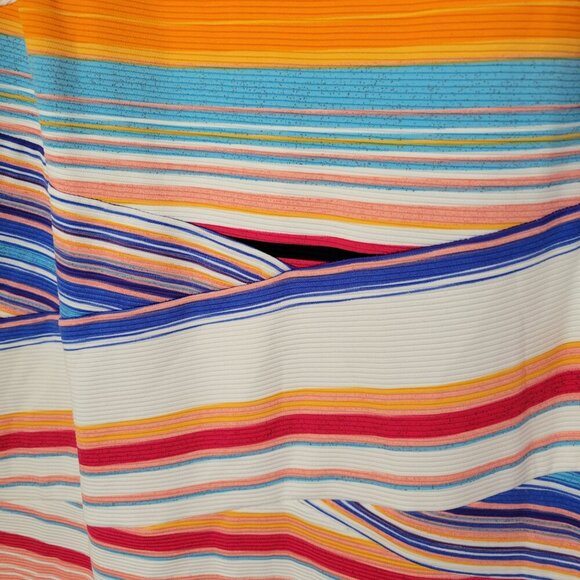 Women's SAMI & DANI Plus 20W Summer Short Sleeve Dress Knee Length - Picture 5 of 5